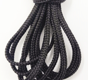 Cordon en <span class=keywords><strong>nylon</strong></span> tressé blanc, rouge et noir de 5 mm, cordon d'emballage - Product Image 4
