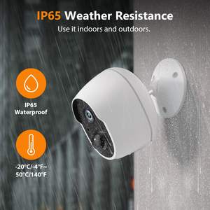 Беспроводная мини-камера видеонаблюдения 1080P с низким энергопотреблением, ночным видением, отслеживанием движения, водонепроницаемая, с Wi-Fi и облачным хранилищем - Product Image 3