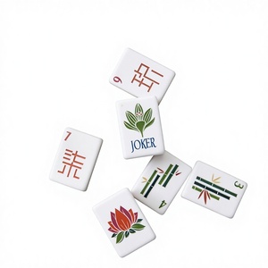 Juego de Mahjong Americano Personalizado y Colorido, para 4 Jugadores, Duradero, Impermeable, Moderno, Portátil, Acrílico, Marca <span class=keywords><strong>JJ</strong></span>, Ecológico - Product Image 4