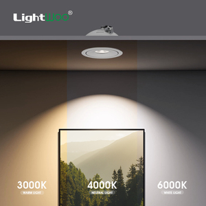 Foco LED lineal empotrable COB, Downlight cuadrado de múltiples cabezales, Foco cuadrado profundo, Iluminación puntual, Focos, Downlight - Product Image 6