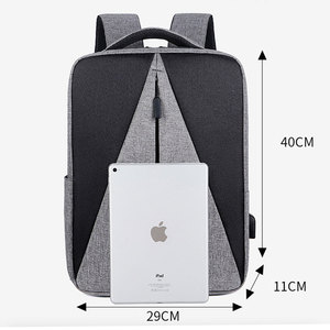 Mochila Antirrobo para Portátil de Viaje de 15.6 Pulgadas con Puerto de Carga USB, Resistente al Agua, de Oxford, 30L, de Poliéster Suave - Product Image 6