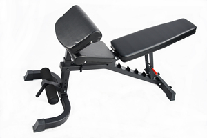 Bangku yang dapat disesuaikan untuk latihan kebugaran angkat berat badan peralatan Gym penurunan miring - Product Image 2