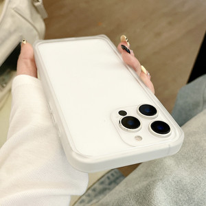 Funda con marco esmerilado para iPhone 16 Pro Max, funda protectora hueca para 16 Pro, funda simple a prueba de golpes para 16 Plus - Product Image 5