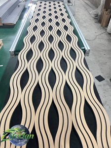 Acoustic Wall <b>Panels</b> for Living Room Home Decorative 3D Fluted Design Enhanced <b>Sound</b> Quality LQ052902 Acoustic Slat <b>Panels</b> for R - Product Image 4