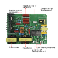 Pièces à ultrasons Carte PCB 60W 40kHz Carte de pilote à ultrasons Carte mère de nettoyeur à ultrasons
