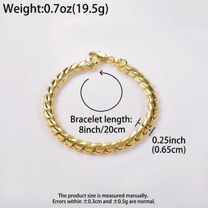 Timeless Compact Glossy Slanted Chic Smooth Trendy Geometric <b>Copper</b> Real Chunky Flat Unisex Cuban Men <b>Bracelet</b> - Product Image 6