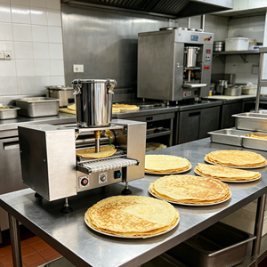 Machine à crêpes professionnelle portable antiadhésive pour crêpes glacées, matcha, gâteaux <span class=keywords><strong>mille</strong></span>-feuilles et crêpes. - Product Image 1