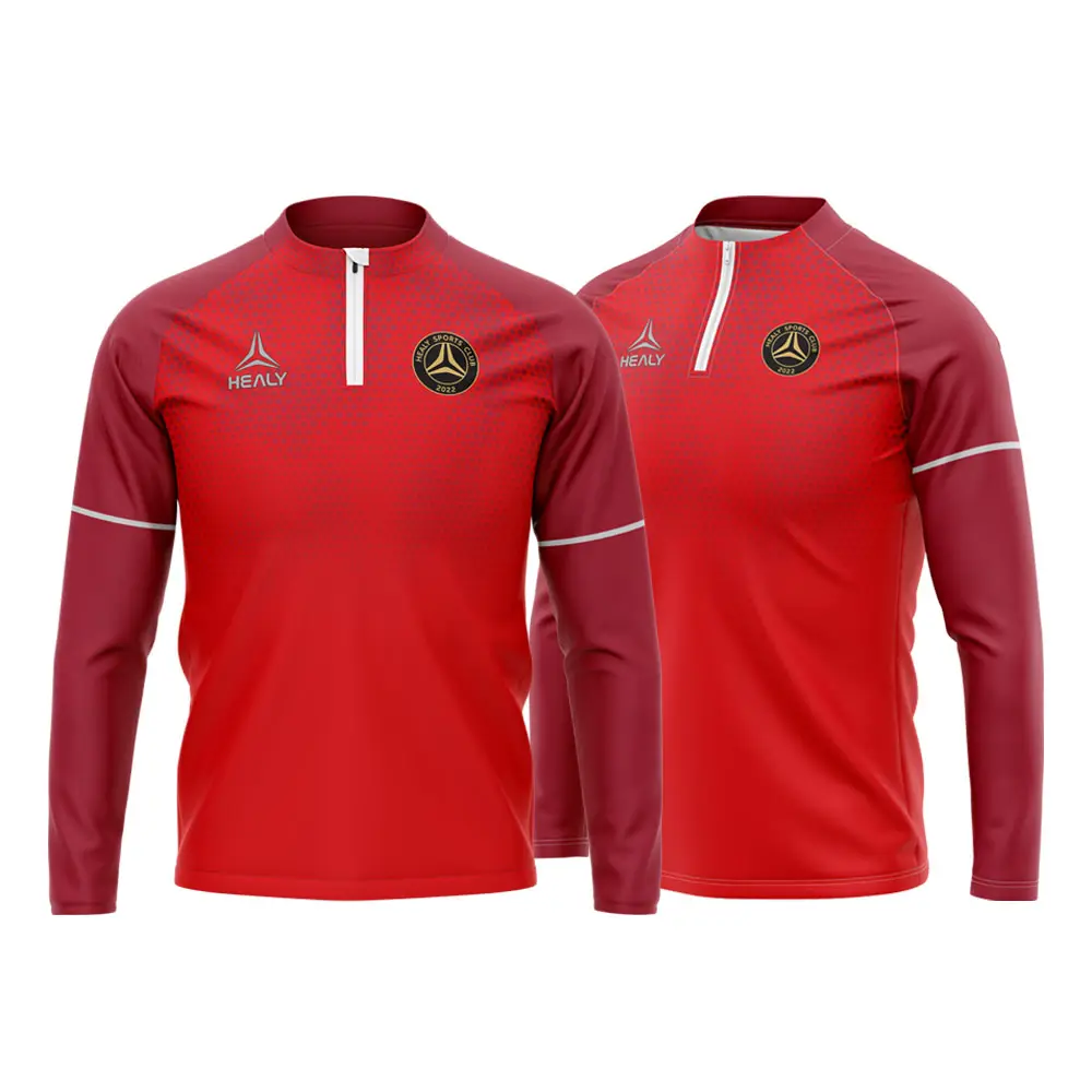 Giacca da calcio da uomo Club Football Training Jersey tuta ultimo Design Zip Up Jacket All Over Print Jacket Logo personalizzato