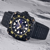 Montre Homme Automatique Pagani Design YN009 en Acier Inoxydable, Saphir, Mécanique Japon NH35, Étanche 200M, Plongée, Camouflage