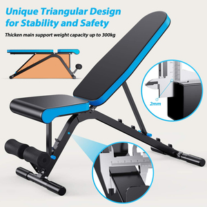 Home Gym Fitness <strong>Weight</strong> <strong>Lifting</strong> Adjustable Squat Dumbbell <strong>Weight</strong> <strong>Bench</strong> - Product Image 5