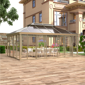 Abri de jardin d'hiver multifonctionnel avec portes coulissantes pour <span class=keywords><strong>spa</strong></span> et terrasse extérieure – Vente directe usine - Product Image 2