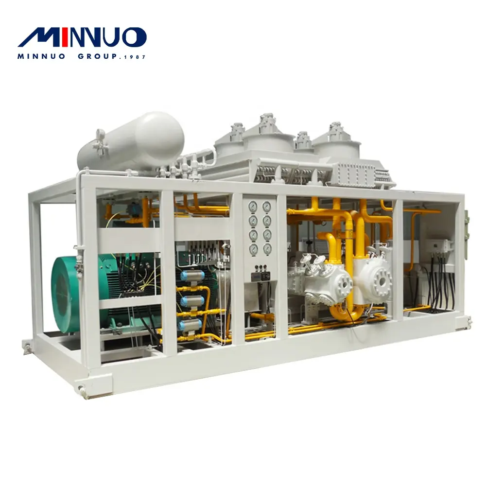 Minnuo Cng คอมเพรสเซอร์แก๊ส4ขั้นตอน220kw ให้ OEM CE ISO รับรองด้วยบริการที่เอาใจใส่และประสิทธิภาพค่าใช้จ่ายสูง