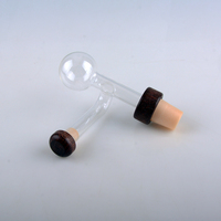 Aérateur à vin transparent soufflé à la main, design classique, capacité 50ml 100ml 150ml, carafe, accessoires de bar, vin rouge