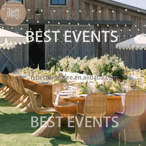 सर्वश्रेष्ठ बिक्री उच्च गुणवत्ता वाली शादी भोज फर्नीचर पार्टी कस्टम आकार आउटडोर लकड़ी के भोजन कुर्सी - Product Image 6