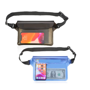 Waterproof Dry Backpack for <b>Swimming</b> with Adjustable Waist Strap Waterproof Waist Screen Touchable Pouch <b>Bag</b> Waterproof - Product Image 1