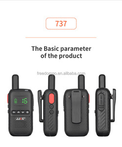 JJCC JC-737 Mini Walkie Talkie Analógico de Largo Alcance, Radio Bidireccional UHF de 2W, Walkie Talkie Portátil con Batería de 1000-1500mAh - Product Image 5