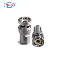 Suministro de fábrica Triax BNC macho abrazadera de enchufe conectores rf para cable coaxial TRX179 conector coaxial triaxial RF en stock