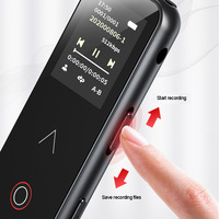 Enregistreur vocal USB professionnel de haute qualité, matériau métallique, réduction du bruit, activation vocale, enregistrement intégré de 16 Go