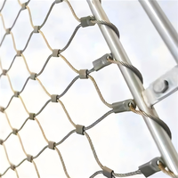 Filet de protection anti-drone en maille de câble d'acier inoxydable sur mesure pour zone de test de drones, clôture de sécurité