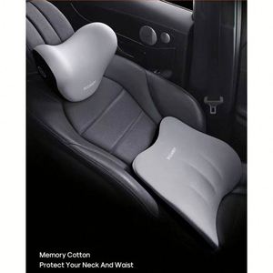 Coussin de massage et de soutien lombaire de luxe haut de gamme pour appuie-tête de voiture, style sport, avec fonctions rafraîchissantes et imperméables, en polyester - Product Image 6