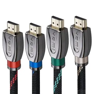 HDMI 2.0 4K 3D UltraHD 19 Pin Cable Braided HDMI-HDMI Cable 1M 1.5M 1.8M 2M 3M 5M 8M 10M 12M 15M 20M 25M 30M