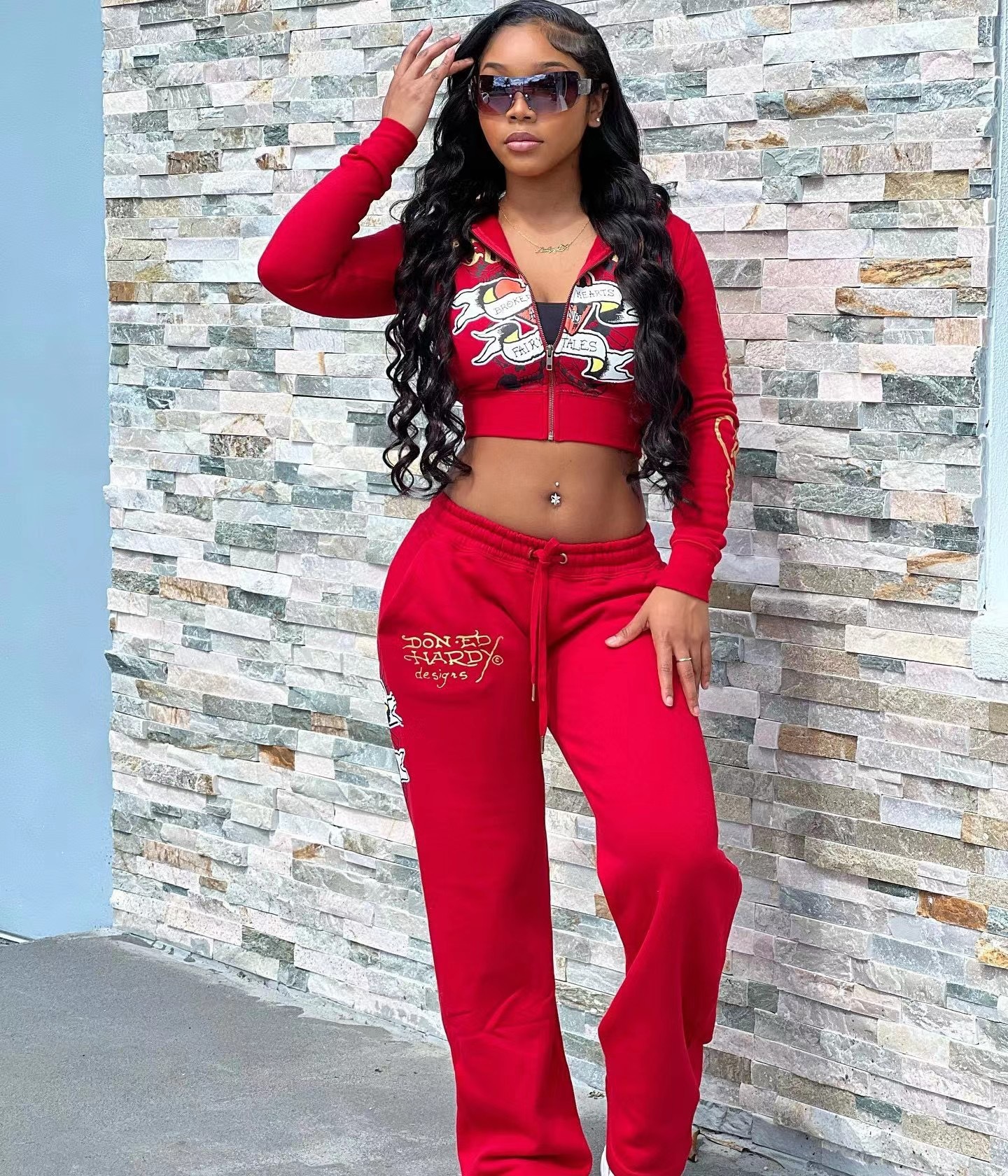Casual Fall Sporty Women Tracksuit Women's Piece Clothing Set