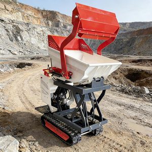 Carriola Elettrica Certificata CE con Capacità di Carico 500kg e Funzione di Ribaltamento per Trasporto Cemento in Cantiere e Giardinaggio - Product Image 1