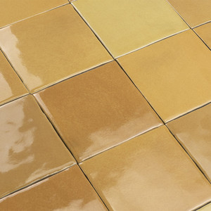 Azulejo de Ámbar de Marruecos 10 x 10 cm 8 mm Acabado Brillante Bordes Irregulares - Product Image 5
