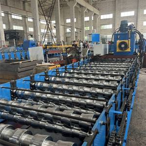 유럽 인기있는 PPGI 컬러 페인트 스틸 유약 타일 루핑 시트 만들기 기계 금속 타일 만들기 기계 - Product Image 4