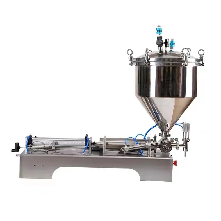 Machine horizontale à simples têtes, appareil de remplissage d'eau et de pâte à miel, pour emballer de l'eau, haute viscosité, 10 ~ 100ml, 10