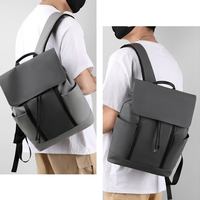 Sac à dos pour ordinateur portable de voyage d'affaires, étanche, simple et tendance, avec compartiment, haute qualité, personnalisable, pour hommes, fournisseur scolaire
