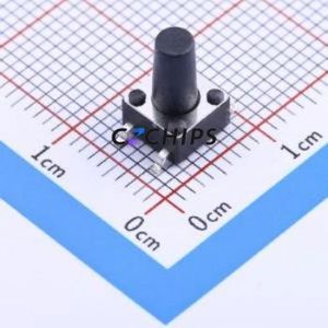 K2-6639SP-M4SC-04 Tactile Switch SMD-4P,6x6mm Switch Single Pole Single Throw Round Button 2.5N Vertical Mount - Product Image 2