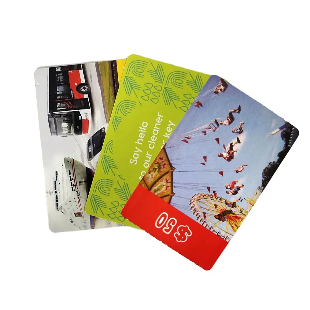 OTPS Rfid 종이 카드 사용자 정의 비접촉식 활동 액세스 제어 13.56mhz HF UHF cr80 티켓 rfid 카드
