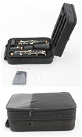 OEM Focustyle Matte BB Bass Clarinet with Bakelite Hard Rubber Body Nickel Silver Keys Barrel 17-Key Woodwind Instrument