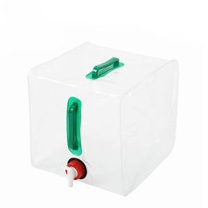 ถังใส่น้ำพลาสติกพกพาพับได้สำหรับกลางแจ้ง20L กระเป๋าใส่น้ำความจุขนาดใหญ่ - Product Image 2