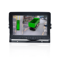 Cámara LRS-373 de 360 Grados para Camiones con Sistema de Cámara de Reversa con Pantalla LCD TFT Dividida