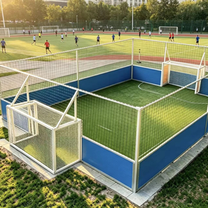 Terrain <span class=keywords><strong>de</strong></span> <span class=keywords><strong>Futsal</strong></span> Personnalisable avec <span class=keywords><strong>Cage</strong></span> et Panneaux – Terrain <span class=keywords><strong>de</strong></span> Football 5 Contre 5 Professionnel pour Extérieur - Product Image 1