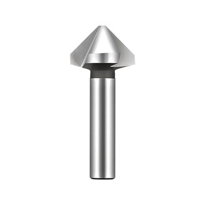 Fraise à chanfreiner M2 en acier rapide, coupe à 90 degrés pour alliage d'aluminium et acier inoxydable, prix de gros direct, produit phare - Product Image 1