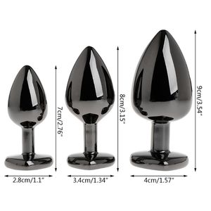 Base en forme de cœur avec bijou anal en forme de rose, jouet sexuel anal, plug anal en métal, ensemble de jouets sexuels - Product Image 2