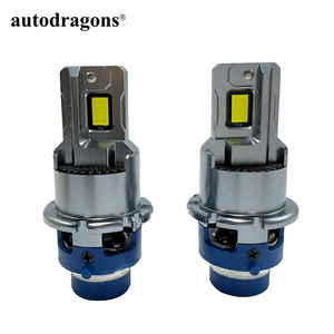 ชุดไฟหน้ารถยนต์ LED อัจฉริยะ 1:1 ดีไซน์ซุปเปอร์ดีโค้ดดิ้ง 70W 7000LM 6500K คุณภาพระดับ OS ชิป CSP 3570 รุ่น D2S D2R D4S D4R พร้อมพัดลม - Product Image 1