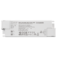 Controlador LED NFC Casambi de 36W con Luz Blanca Ajustable, Configuración por Aplicación, Atenuación de Amplitud/CCR, Atenuación Profunda, Control por Aplicación, Controlador Bluetooth
