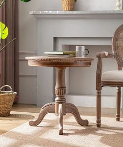 <span class=keywords><strong>Fauteuil</strong></span> en bois vieilli rétro, style américain, moderne, minimaliste, chaise de salle à manger, coiffeuse - Product Image 4