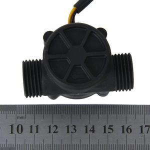 Cảm Biến Lưu Lượng Nước Chất Lượng Tốt Nhất Lưu Lượng Kế <span class=keywords><strong>YF</strong></span>-S201 <span class=keywords><strong>G1</strong></span> / 2 1-30L/PHÚT Cảm Biến Lưu Lượng Nước Màu Đen <span class=keywords><strong>YF</strong></span>-S201 - Product Image 2