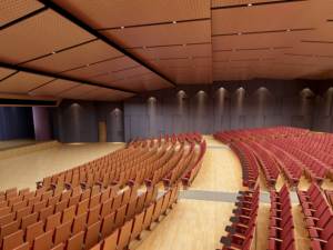 Silla de auditorio de metal plegada de diseño moderno al por mayor con mesa <span class=keywords><strong>para</strong></span> cine en casa escuela y hotel sala de <span class=keywords><strong>teatro</strong></span> comercial - Product Image 4
