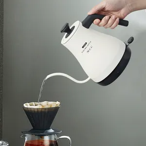 2023ベストセラーのコーヒーメーカーに注ぐ面白いケトル美容グースネックコーヒードリップ電気ケトル