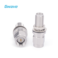Adaptateur SMA mâle vers SMA femelle haute fréquence 27 GHz, RF, en acier inoxydable, ondes millimétriques, VSWR <1.15, impédance 50 Ohm, pour test en laboratoire