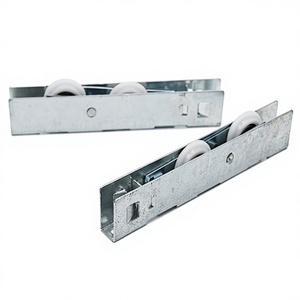 Petites roulettes de guidage en alliage d'aluminium avec boîtier en zinc pour portes/fenêtres coulissantes, usage hôtelier, faible bruit - Product Image 3