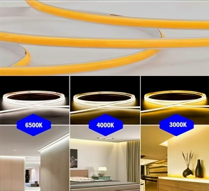 Dải đèn <span class=keywords><strong>LED</strong></span> COB màu trắng trang trí 12V 24V với 480 đèn <span class=keywords><strong>LED</strong></span>/m, đèn dải <span class=keywords><strong>LED</strong></span> 5MM - Product Image 6