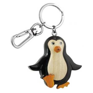 Porte-clés en peluche pingouin, jouet porte-clés pingouin - Product Image 1