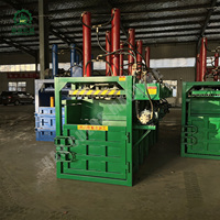 Compacteur-balleur hydraulique vertical automatique HC avec taille personnalisable 380V 500kg pour déchets municipaux et ferraille industrielle